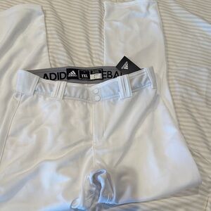 Adidas White Baseball Pants